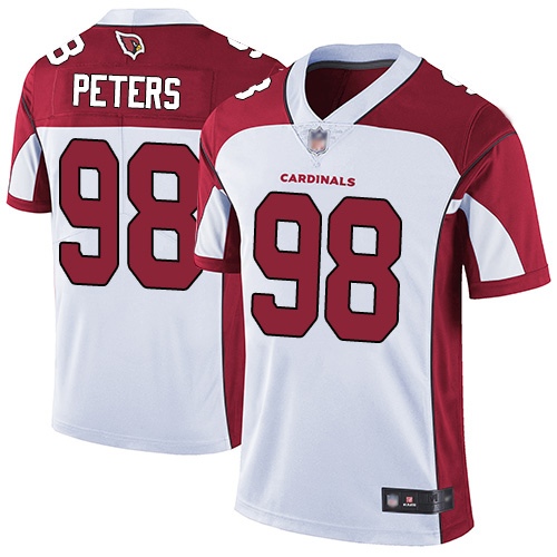 Arizona Cardinals Limited White Men Corey Peters Road Jersey NFL Football 98 Vapor Untouchable